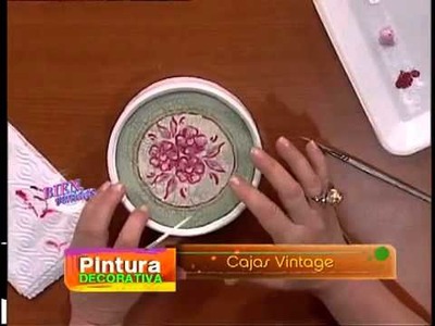 Cristal Líquido sobre Cajas Vintage - Mónica Godfroit en Bienvenidas Tv
