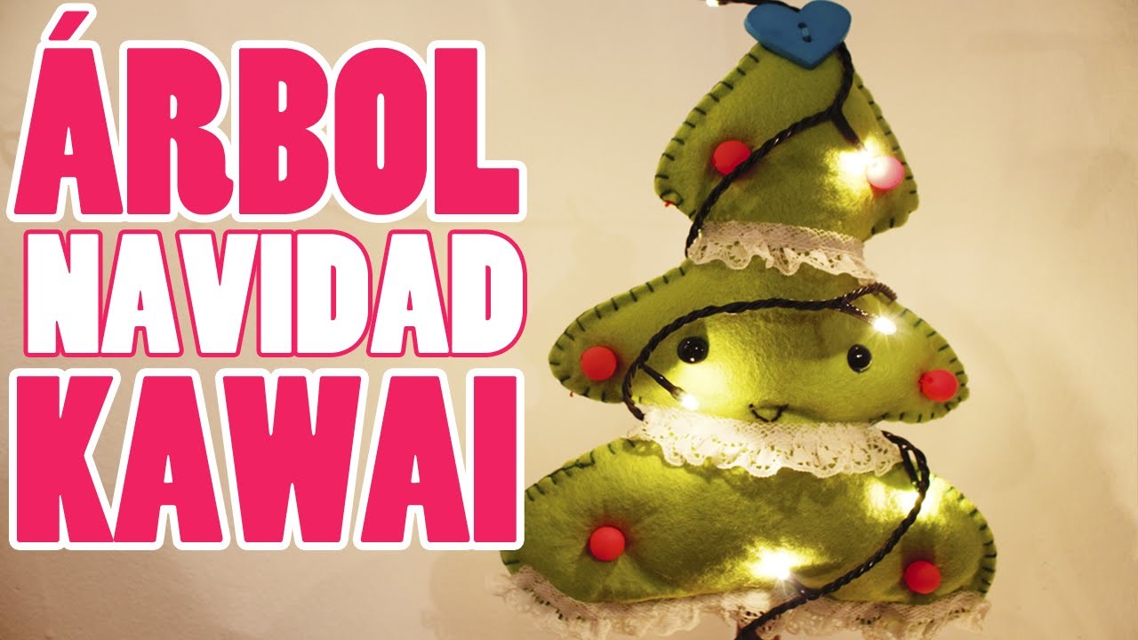DIY Árbol de navidad de fieltro -KAWAI-