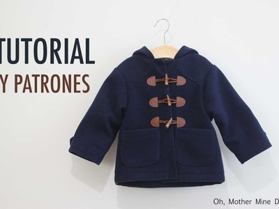 DIY Tutoriales y patrones: Abrigo tipo trenca para niño