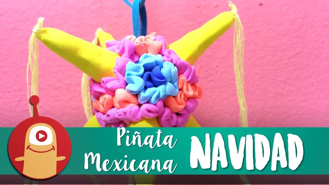 Piñata Mexicana. Siete Picos con Fomi Moldeable - LOS MARCIANOS LLEGARON
