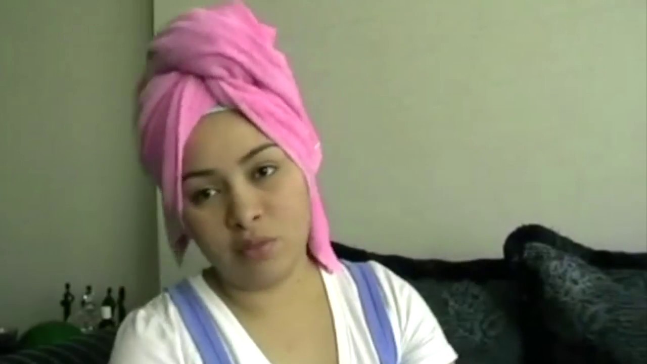 DIY Como hacer una toalla turbante para secar el cabello