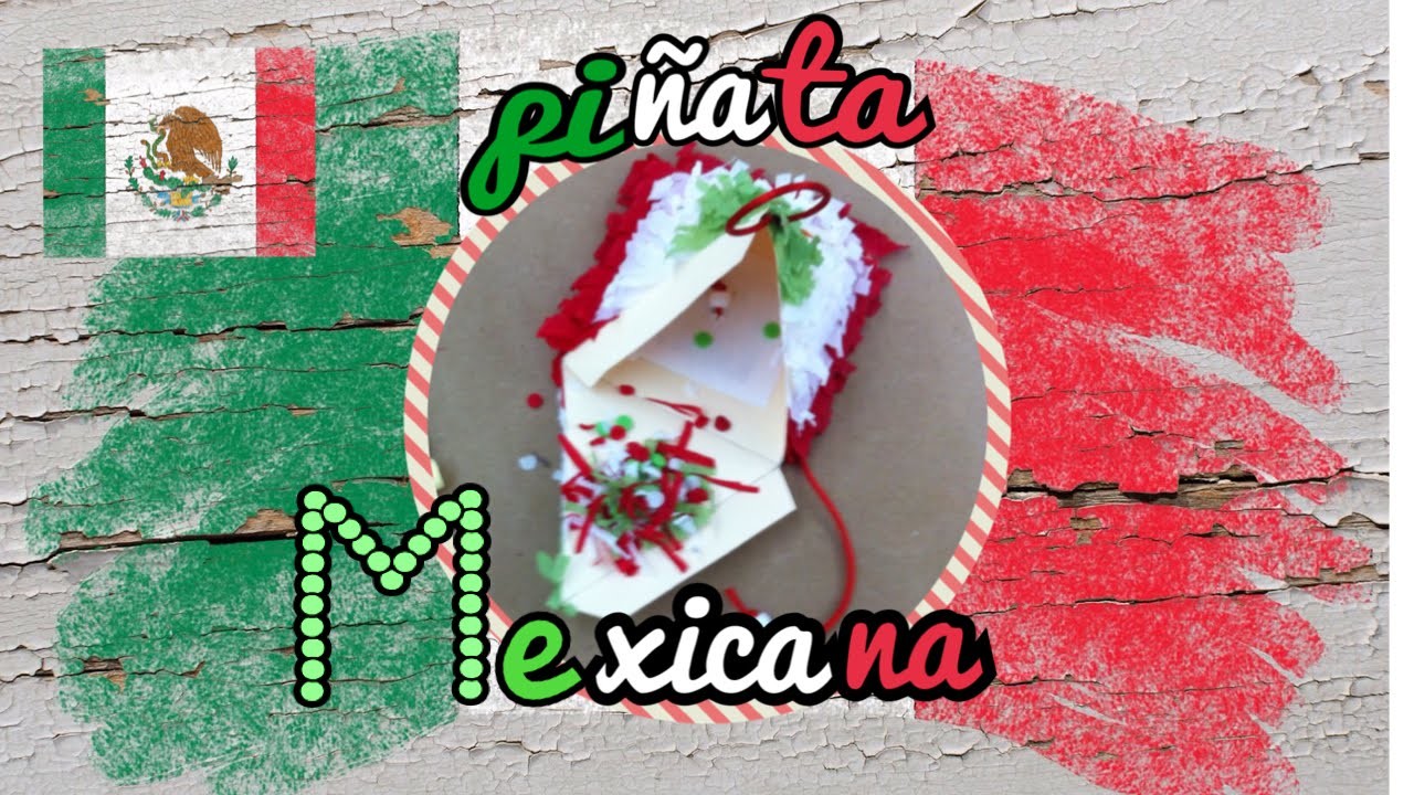 Mini Piñata Mexicana. Viva México