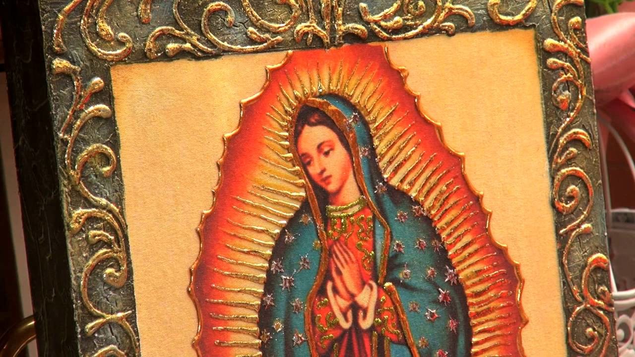 Aprenda con Doña Luz - Cuadro Virgen de Guadalupe