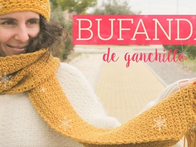 Bufanda de ganchillo fácil | Easy crochet scarf