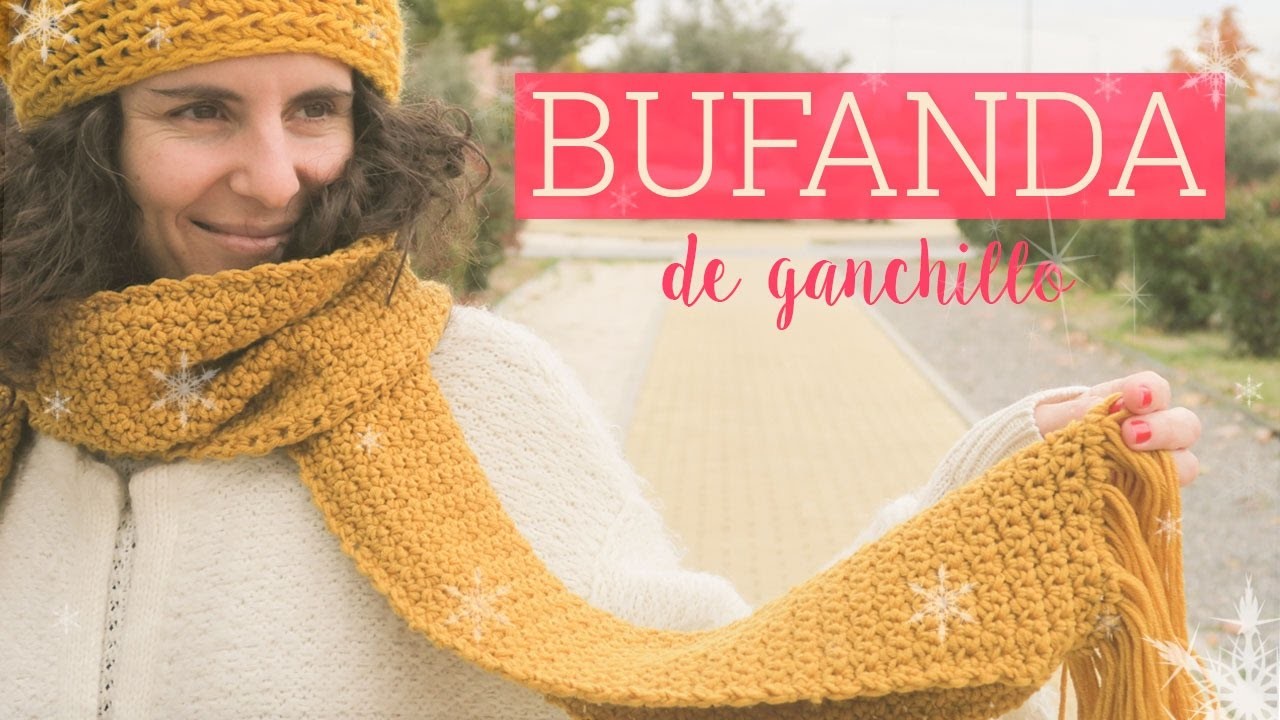 Bufanda de ganchillo fácil | Easy crochet scarf