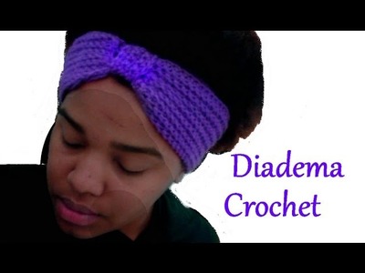Como hacer Banda para el cabello Super fácil y calentita a Crochet *headband Crocher*