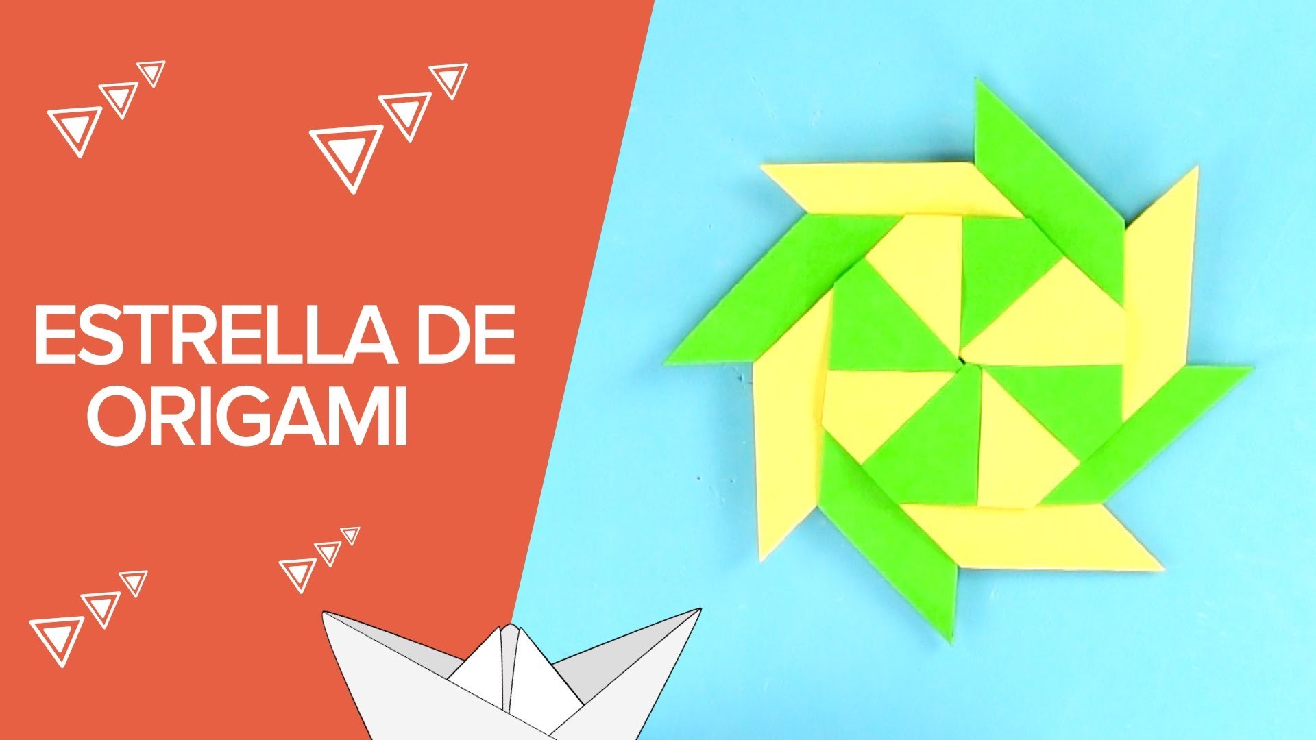 Cómo hacer una estrella modular de origami | Papiroflexia para niños