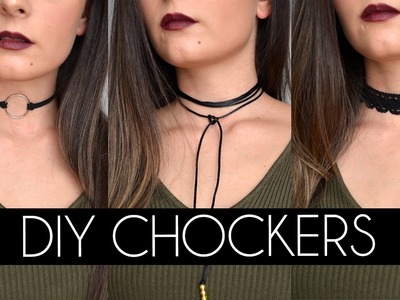 10 Chockers Fáciles de Hacer!! DIY | PetitSweetCouture