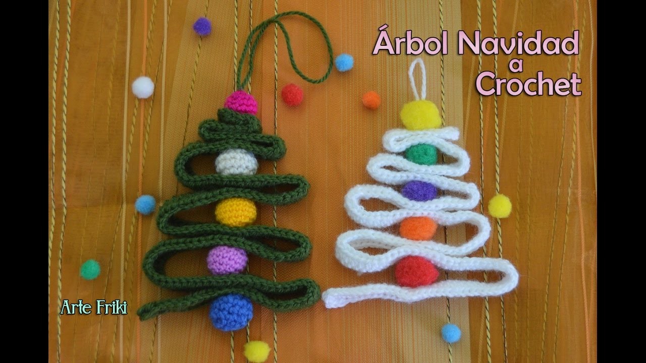 Árbol Navidad Crochet MUY FÁCIL