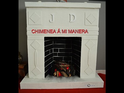 Chimenea de Carton Á Mi Manera