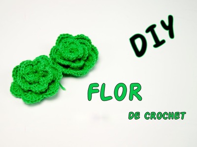 DIY. FLOR DE CROCHET