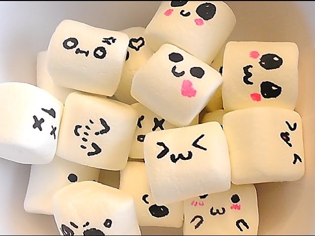 DIY: Haz tus Bombones kawaii - Kawaii marshmallows
