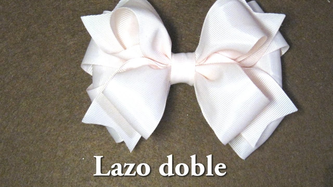 #DIY - Lazo o liston doble paso a paso #DIY - Double loop or step by stepo