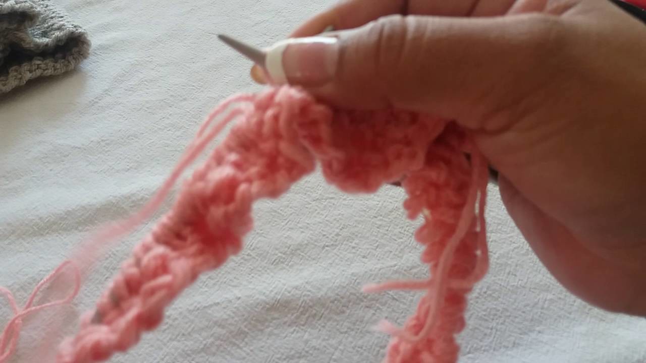 Gorro con trenza a tricot (Parte 1 )