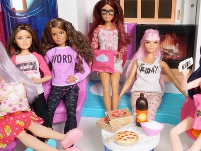 Pijamada de Skipper en Casa Barbie Hello DreamHouse - con Marinette Alya y Barbie Fashionistas