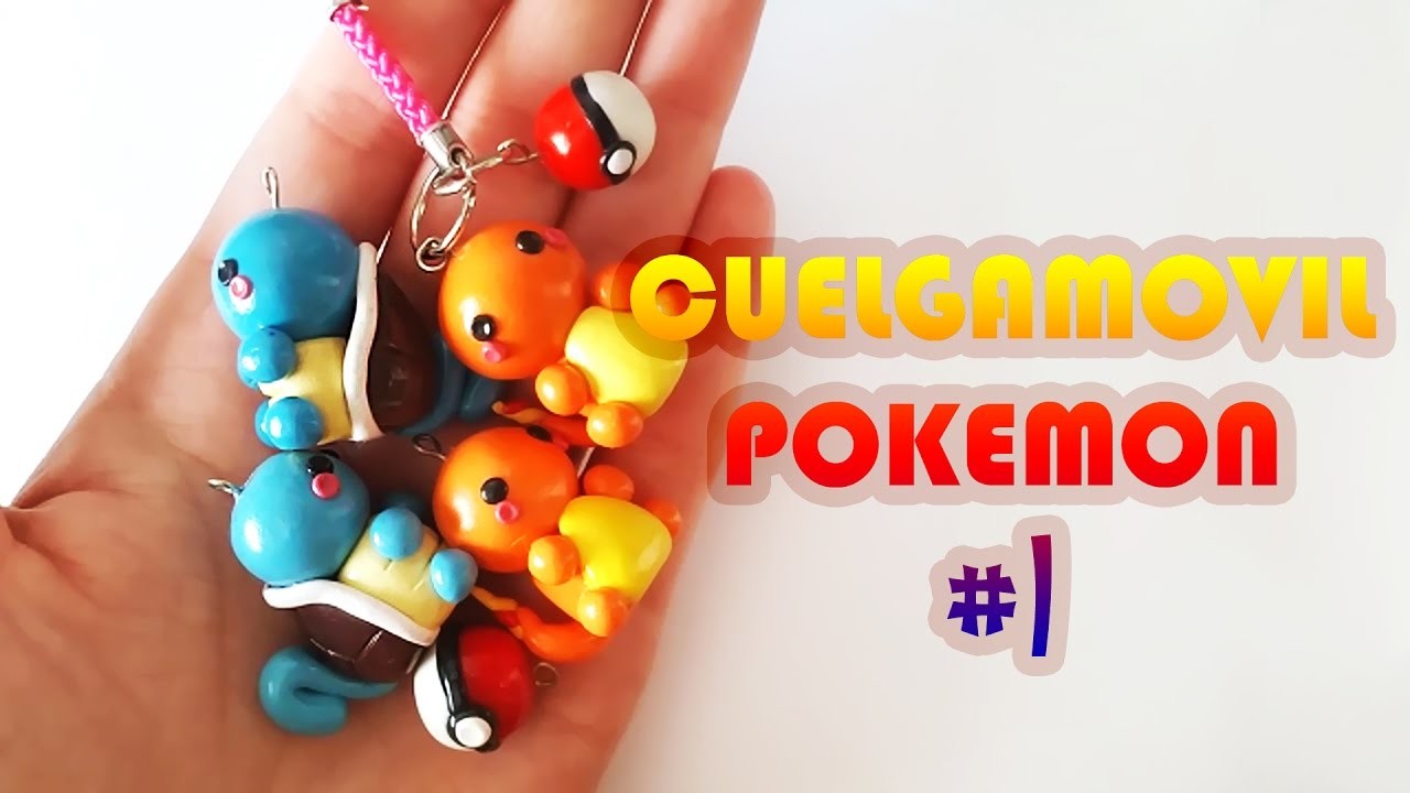 Pokemon Cuelgamóvil #1 Polymer Tutorial | Fimo | Porcelana