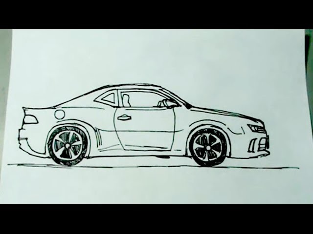 Aprende a dibujar vehículos paso a paso 1.6 - Auto deportivo