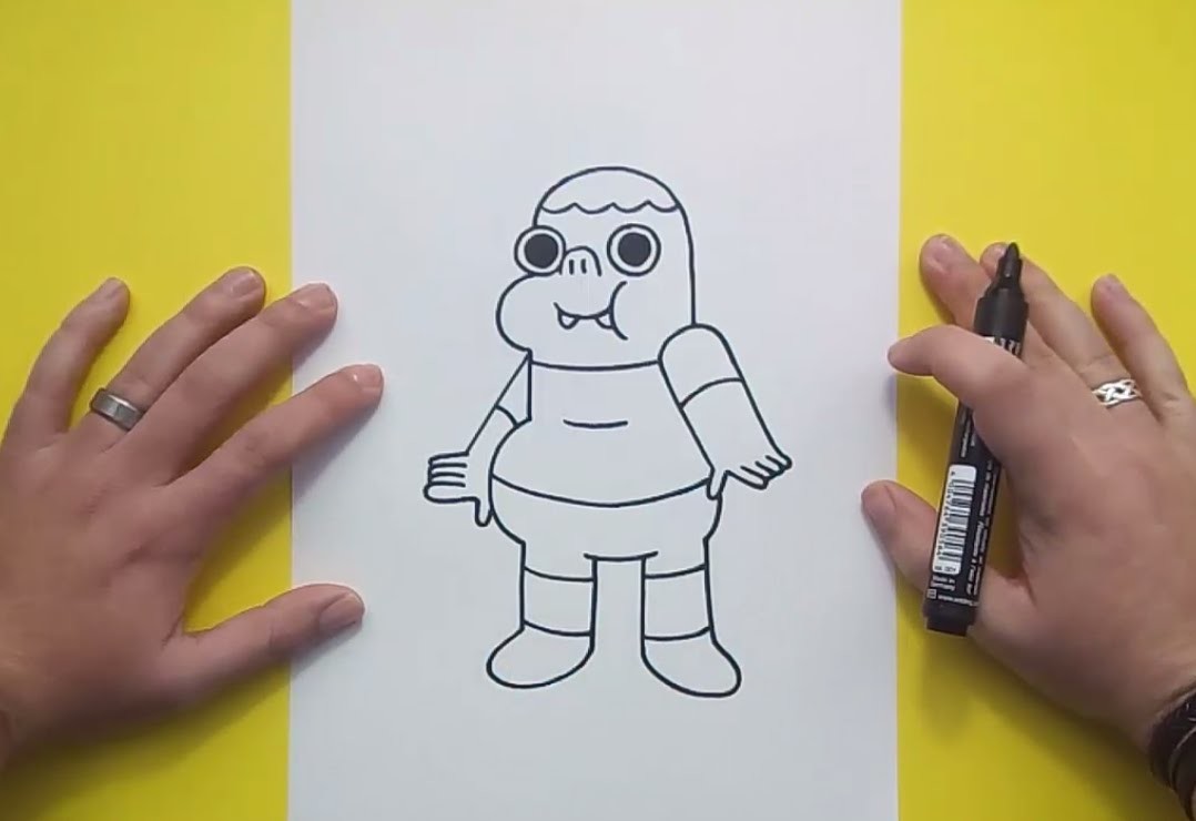 Como dibujar a Clarence paso a paso - Clarence | How to draw Clarence - Clarence