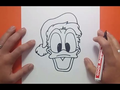 Como dibujar al pato Donald paso a paso 3 - Disney | How to draw Donald duck 3 - Disney