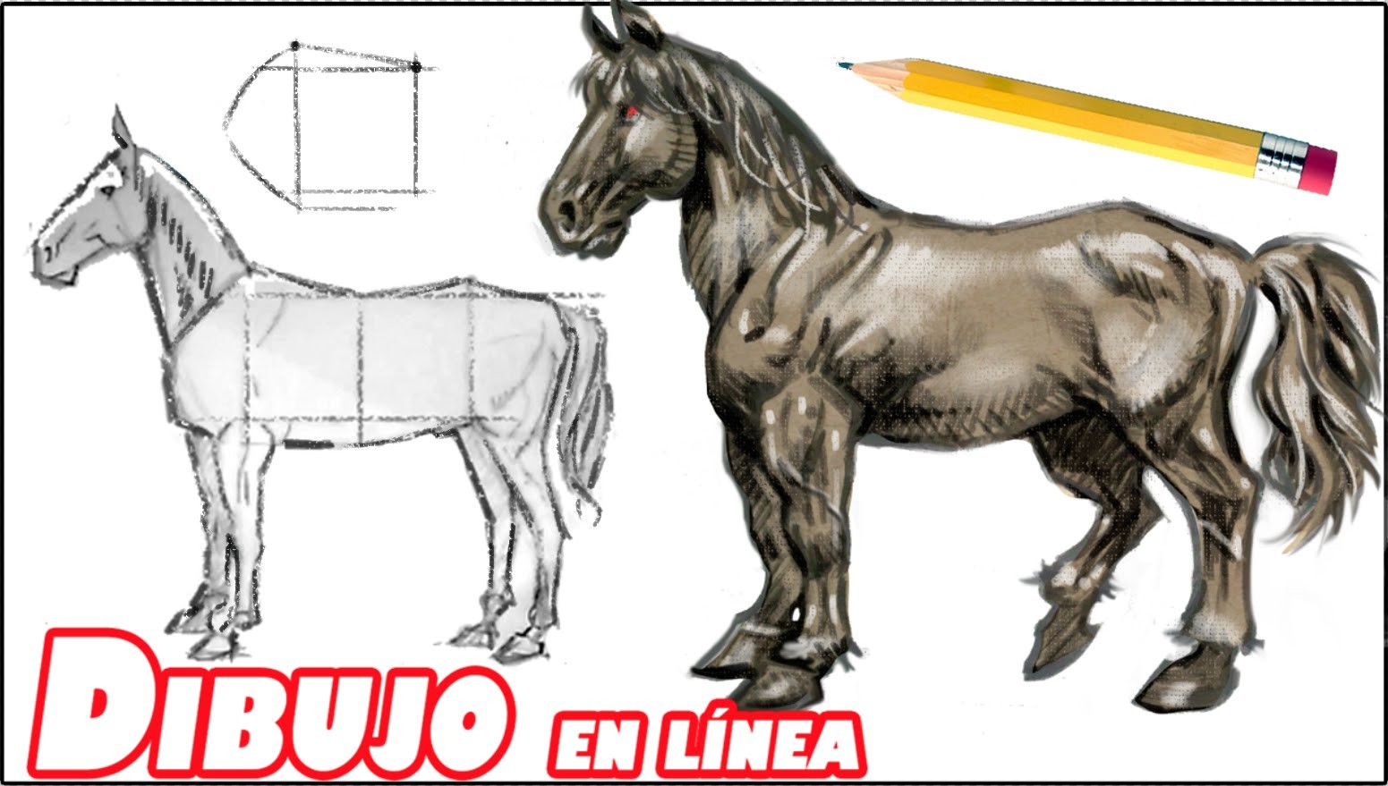 Como dibujar un caballo (explicado paso a paso)