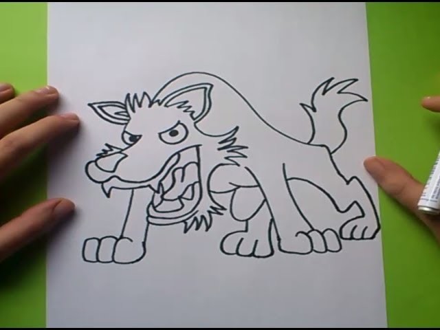 Como dibujar un lobo paso a paso 2 | How to draw a wolf 2