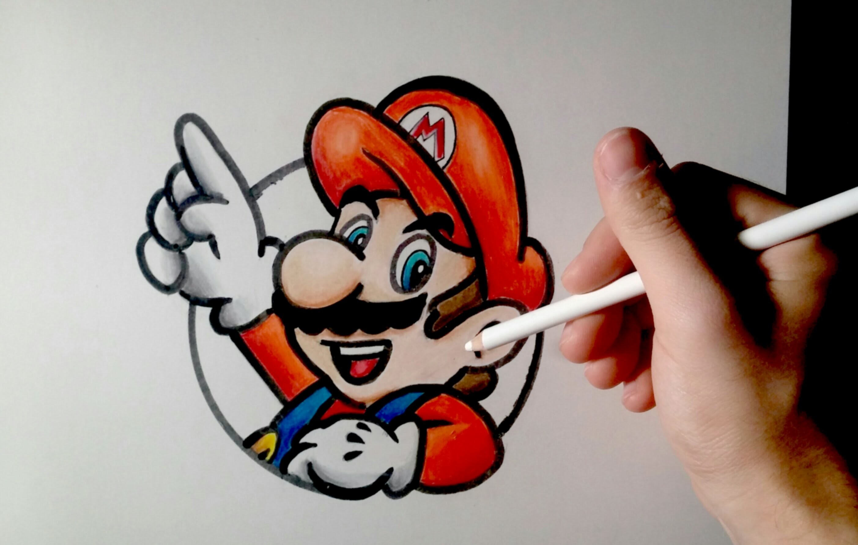 DIBUFÁCIL | Aprende a dibujar a Mario Bros (Para principiantes)