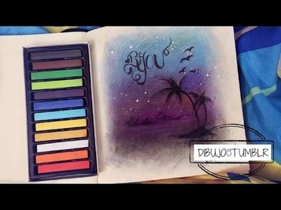 DIBUJO TUMBLR- FÁCIL-Tizas Pastel♡ (Tumblr Draw)