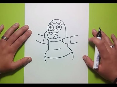 Como dibujar a Clarence paso a paso 2 - Clarence | How to draw Clarence 2 - Clarence