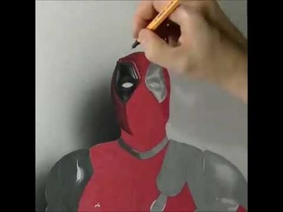 Como Dibujar a "Deadpool" Speed Art