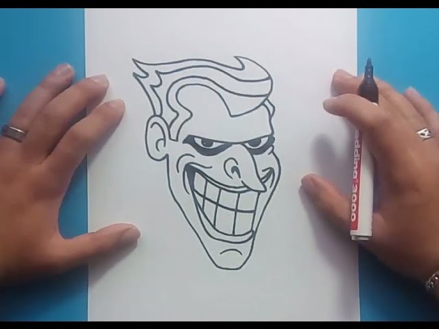 Como dibujar a el Joker paso a paso - Batman | How to draw the Joker - Batman