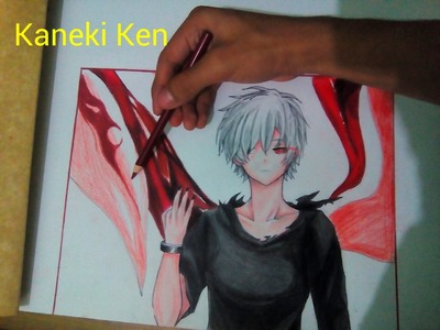 Como Dibujar a Kaneki Ken de Tokyo Ghoul | How To Draw Kaneki Ken