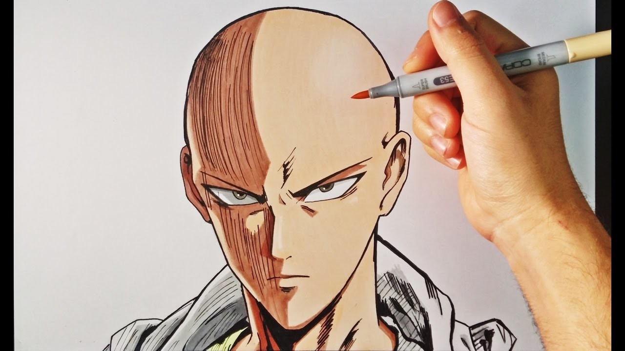 Cómo Dibujar a Saitama (One-Punch Man) | How to draw Saitama One Punch | ArteMaster