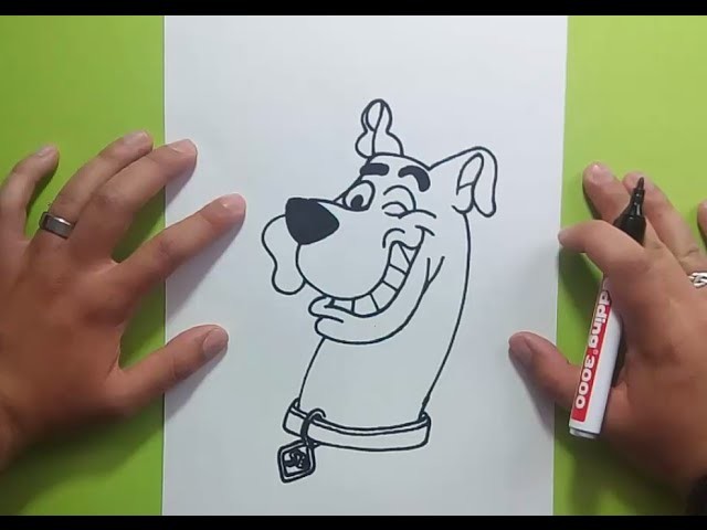 Como dibujar a Scooby Doo paso a paso - Scooby Doo | How to draw Scooby Doo - Scooby Doo