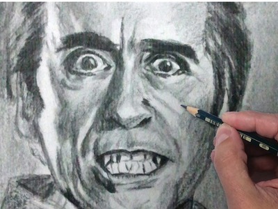 Como Dibujar Retratos: como dibujar a Dracula: Tecnicas de dibujo con lápiz
