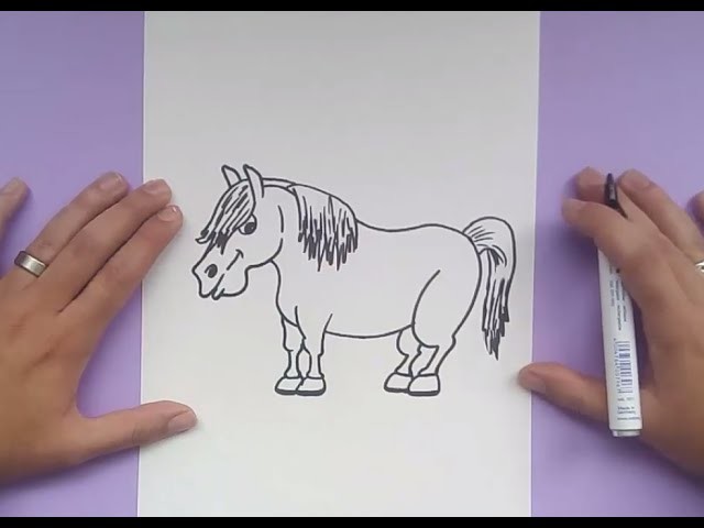 Como dibujar un caballo paso a paso 5 | How to draw a horse 5