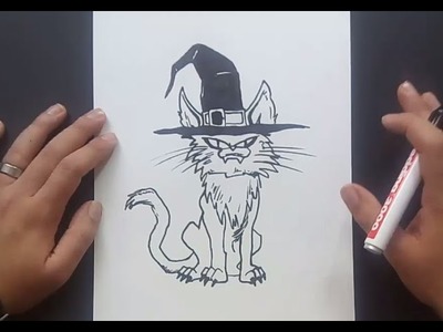 Como dibujar un gato paso a paso 25 | How to draw a cat 25