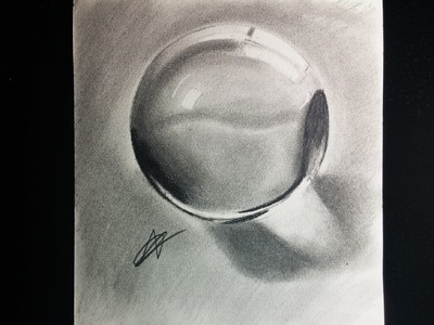 Cómo dibujar una esfera o bola de cristal