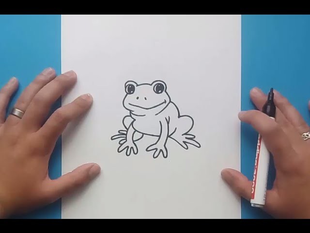 Como dibujar una rana paso a paso 6 | How to draw a frog 6
