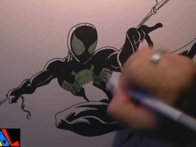 Dibujando a: Spiderman Black Suit
