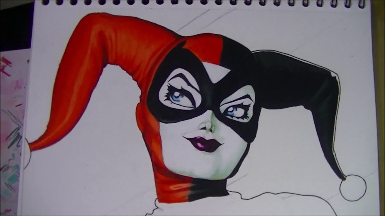 Dibujo de Harley Quinn PARTE-1