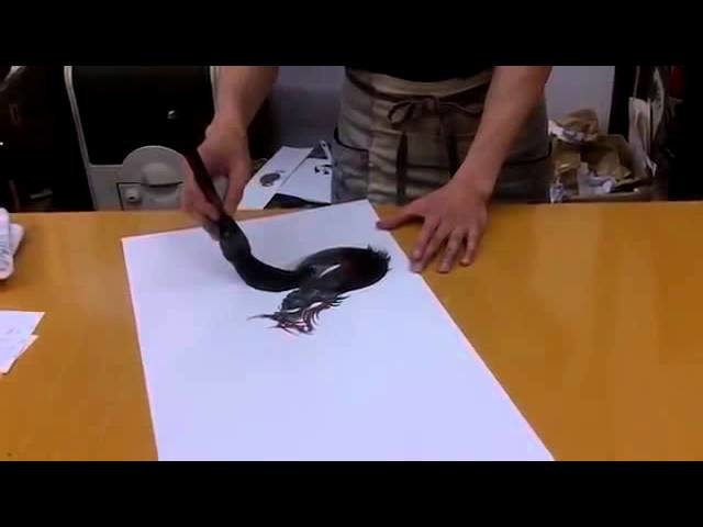 Arte Japonés: Dragón increíble!