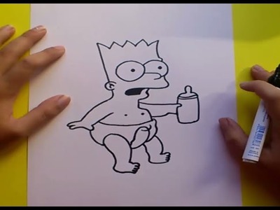 Como dibujar a Bart simpson paso a paso 4 - Los Simpsons | How to draw Bart 4 - The Simpsons