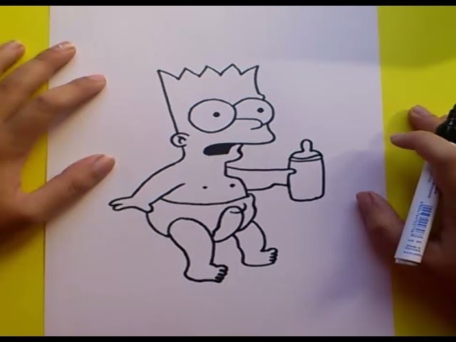 Como dibujar a Bart simpson paso a paso 4 - Los Simpsons | How to draw Bart 4 - The Simpsons