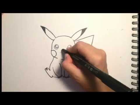 Como dibujar a Pikachu. TRUCOS pokemon