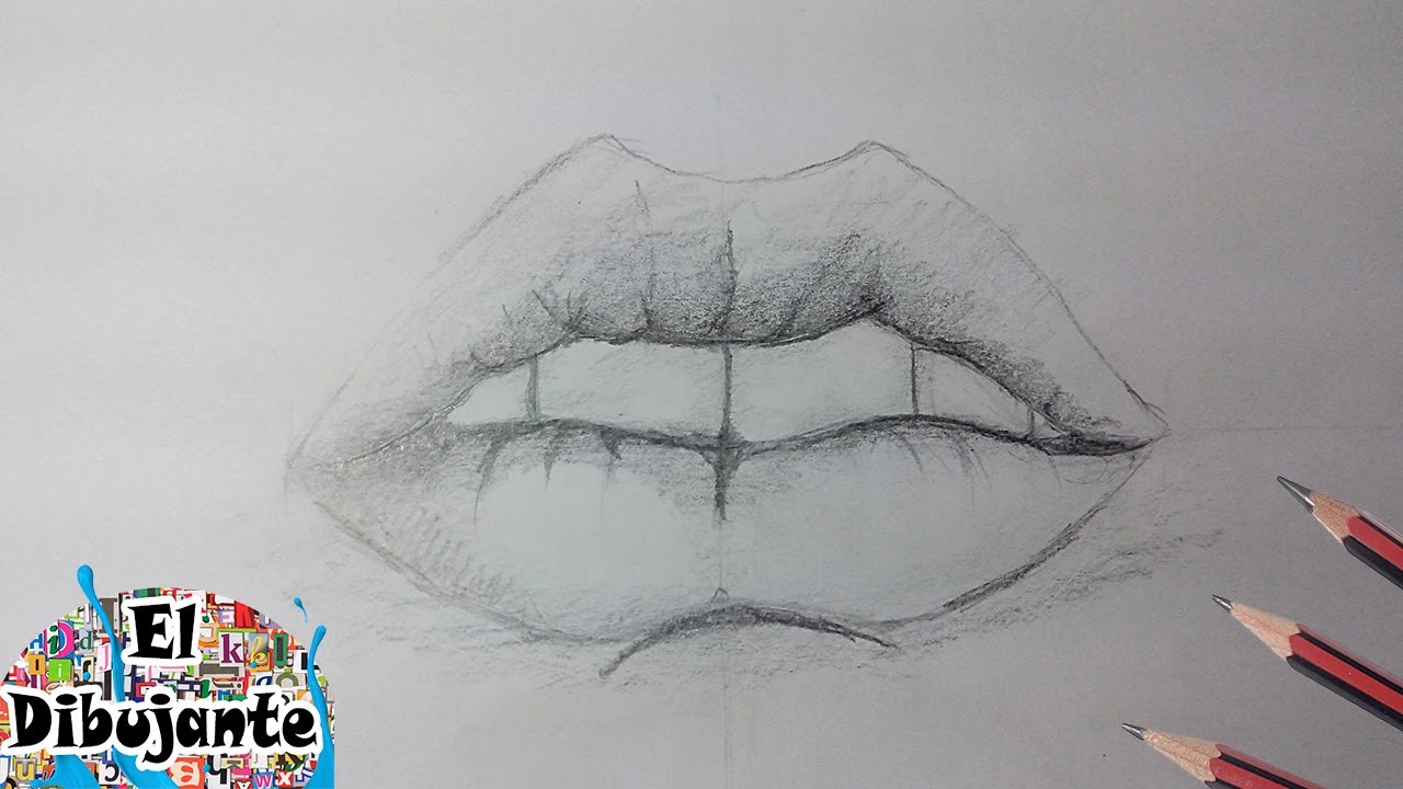 Como Dibujar una Boca, labios paso a paso [El Dibujante]