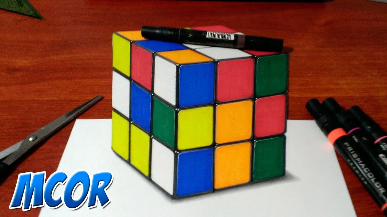 Dibujando el Cubo Rubik en 3D