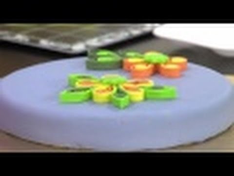 Como Decorar Pasteles con la Técnica de Quilling- filigramas -Hogar Tv  por Juan Gonzalo Angel