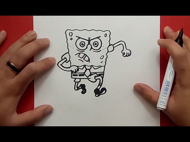 Como dibujar a Bob esponja paso a paso 2 - Bob esponja | How to draw Sponge bob 2 - Sponge bob