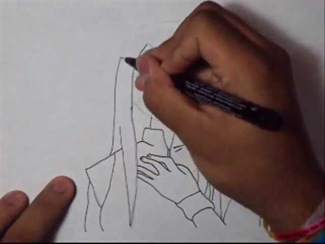 Como dibujar a Kushina Uzumaki