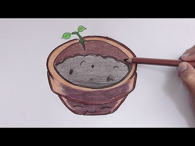 Como dibujar a Maceta (Plantas vs Zombies) - How to Draw a Pot